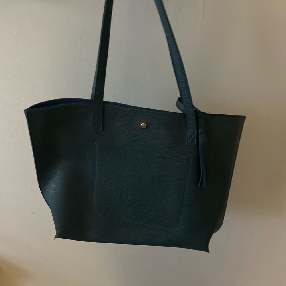 Amazon Dark Teal Tote Bag